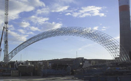 胶南大型网架结构