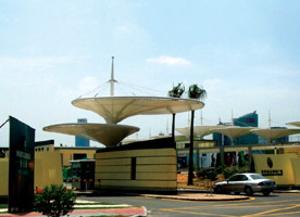 胶南膜结构案例